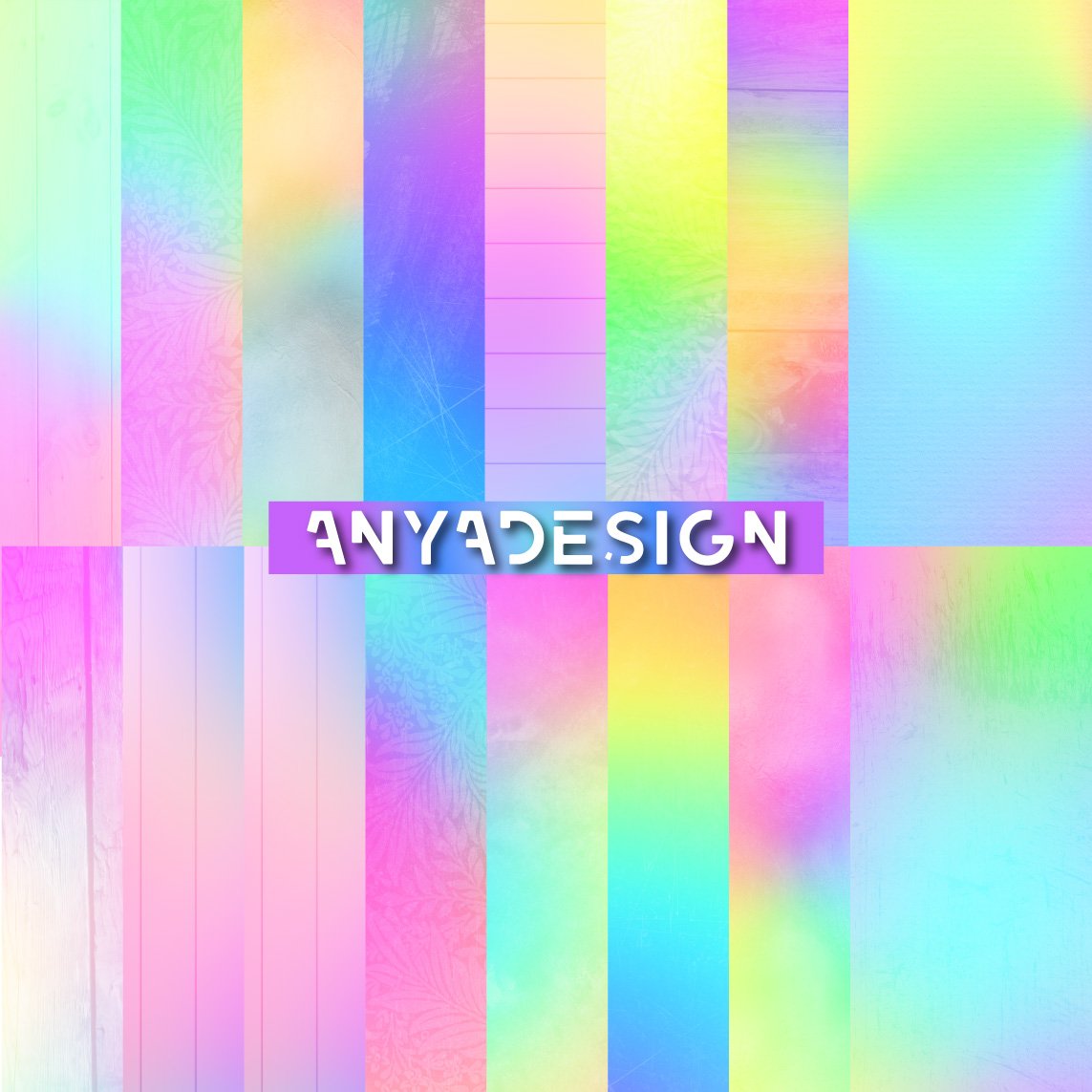 Set Papeles Digitales Pastel