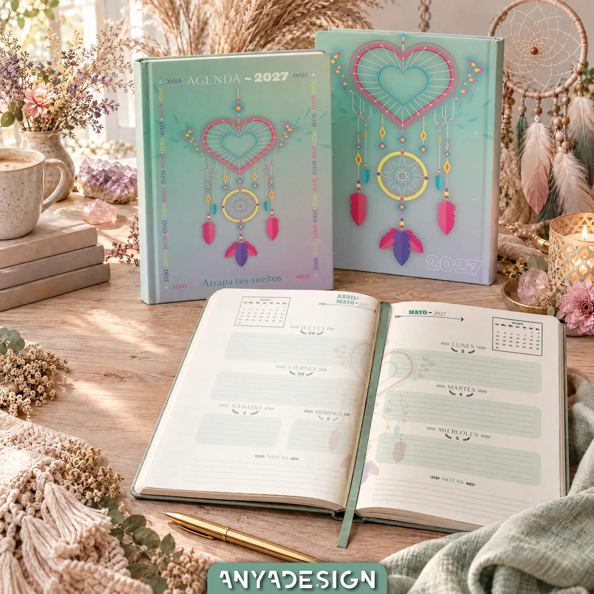 Agenda 2027 Atrapa tus Sueños – PDF e InDesign