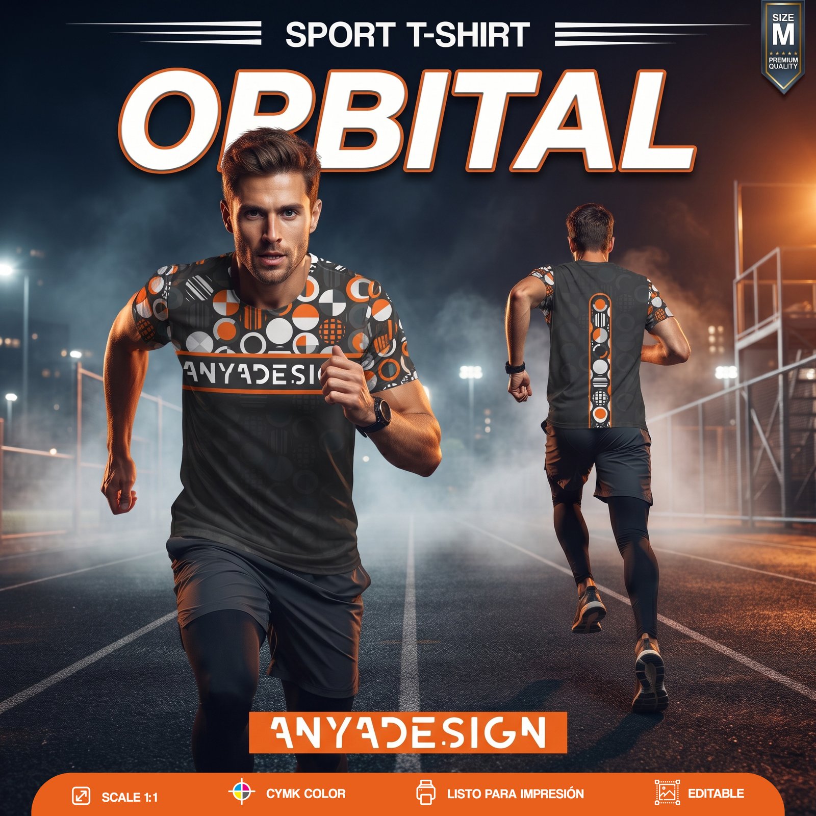 SPORT T-SHIRT ORBITAL — UNISEX M